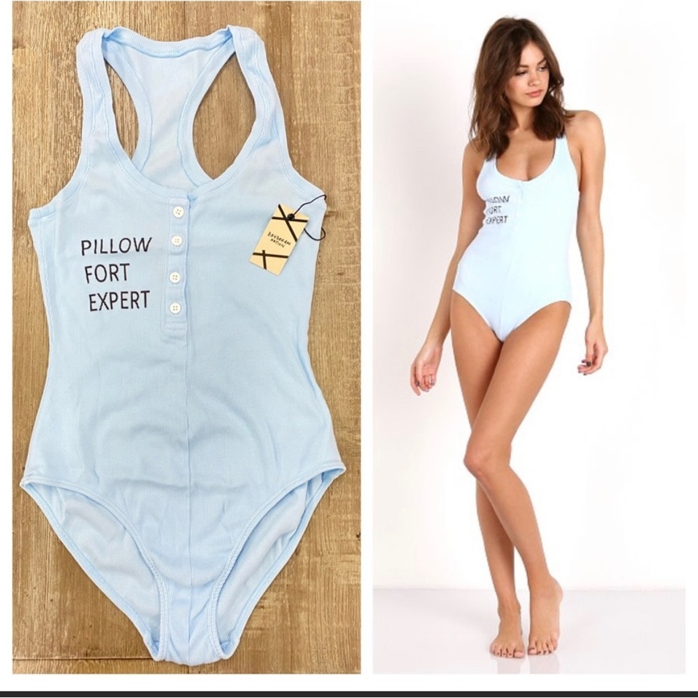 Daydream Nation - Pillow Fort Bodysuit- Maliblue